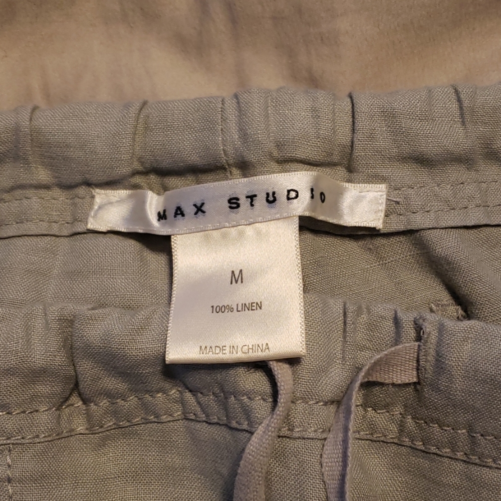 Max Studio 100% Linen pants